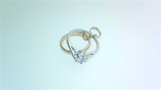 Pendente Sommer Donna I Love You in Oro Cubic Zirconia ANELLO ZIRC FEDE D S/C 1.80 BG - ANELLO ZIRC FEDE D S/C 1.80 BG
